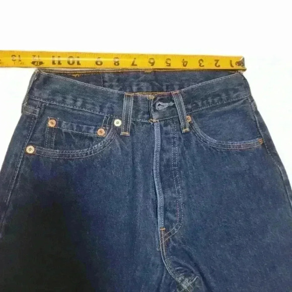 Dark Wash Levi 501s - Picture 7 of 9